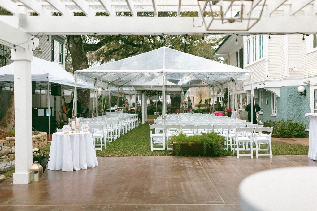 Event design and decor at Canal Street Inn, New Orleans
