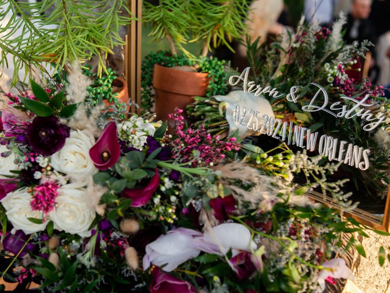 Event design and decor at Canal Street Inn, New Orleans