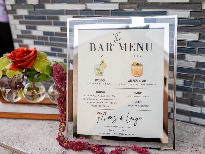 Event design and decor at Canal Street Inn, New Orleans