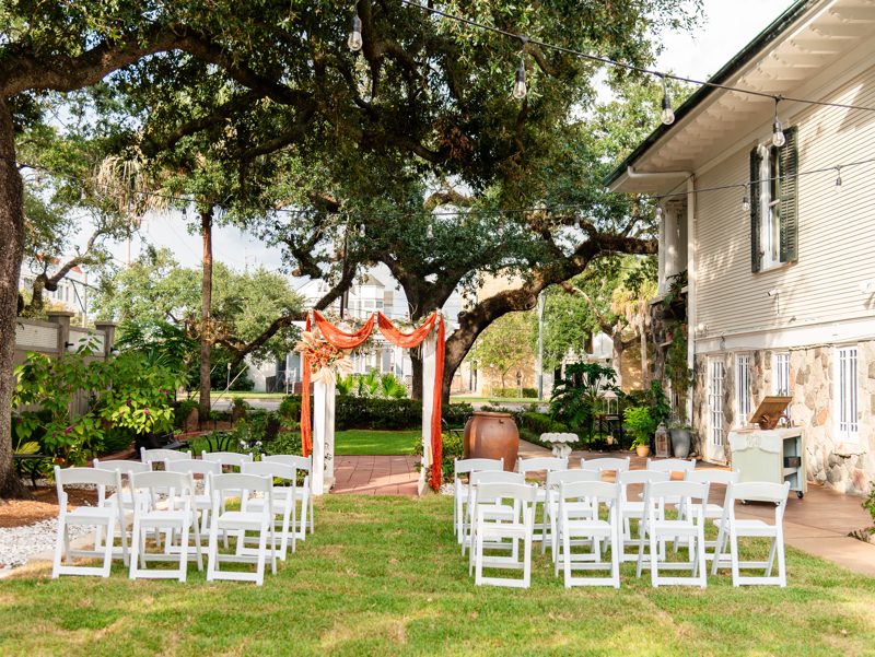 Event design and decor at Canal Street Inn, New Orleans