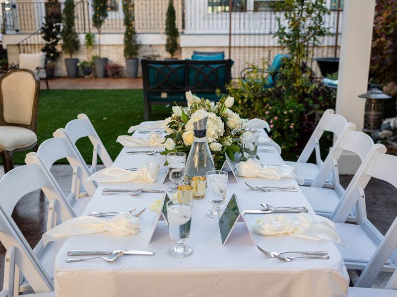 Event design and decor at Canal Street Inn, New Orleans