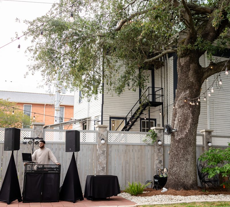 Event design and decor at Canal Street Inn, New Orleans