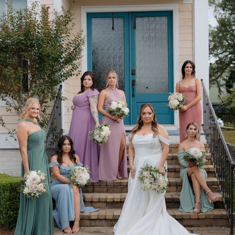 June wedding celebration in New Orleans at Canal Street Inn