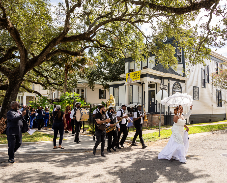 Cara and Donzell wedding at Canal Street Inn — photo 22