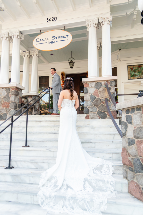 Danielle and Clay wedding at Canal Street Inn in New Orleans