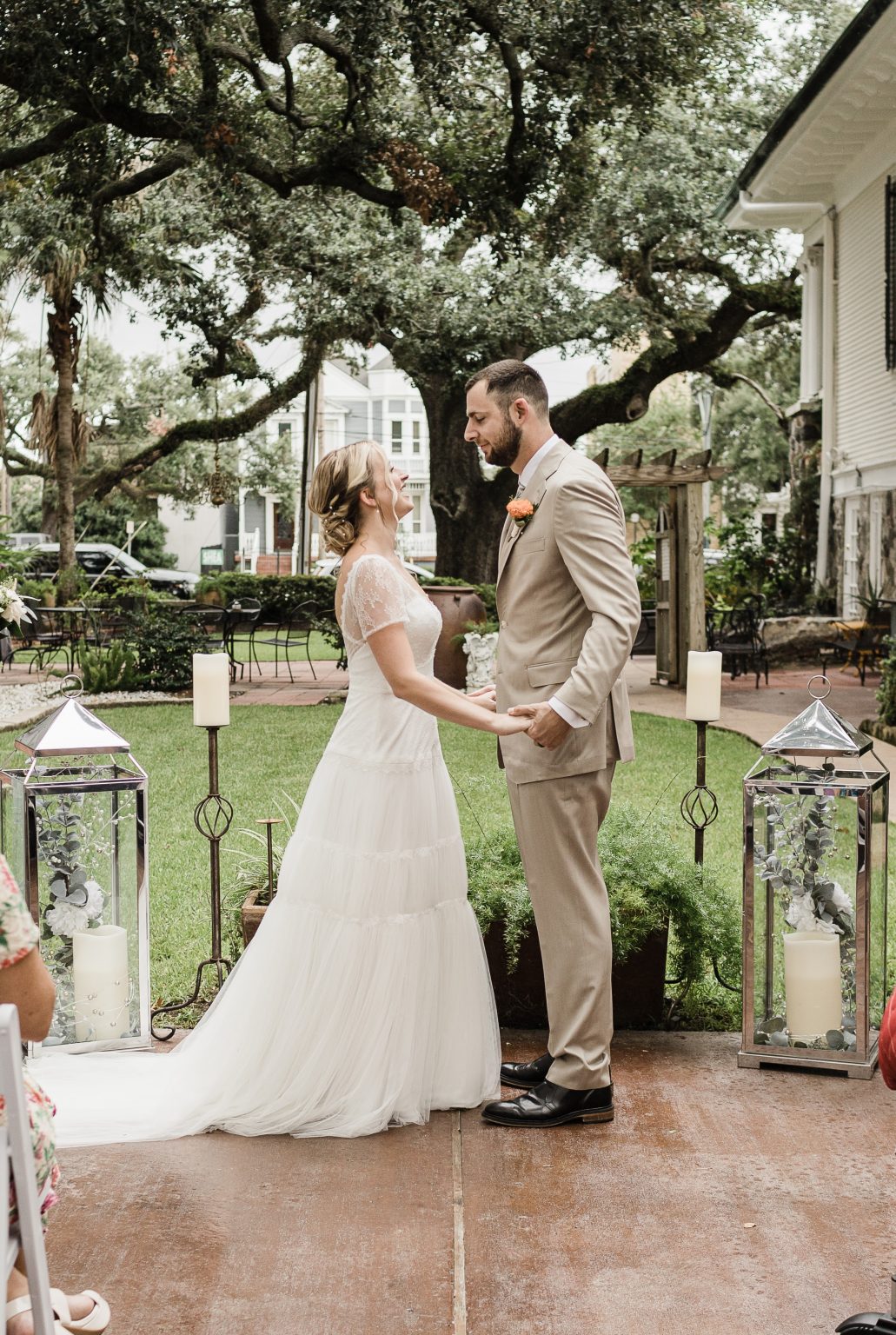 Emily and Joe wedding at Canal Street Inn in New Orleans