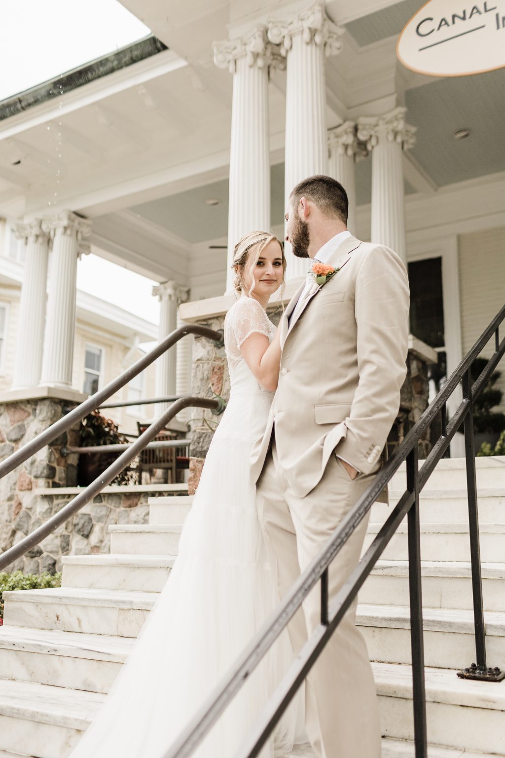 Emily and Joe wedding at Canal Street Inn — photo 17