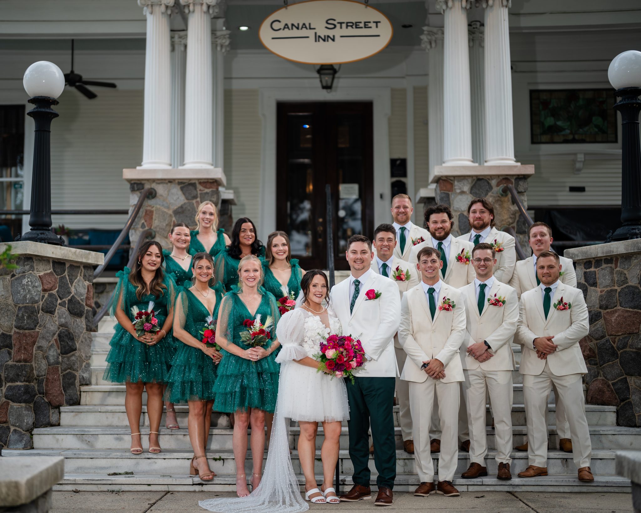 Kaeyle and Quade wedding at Canal Street Inn — photo 51