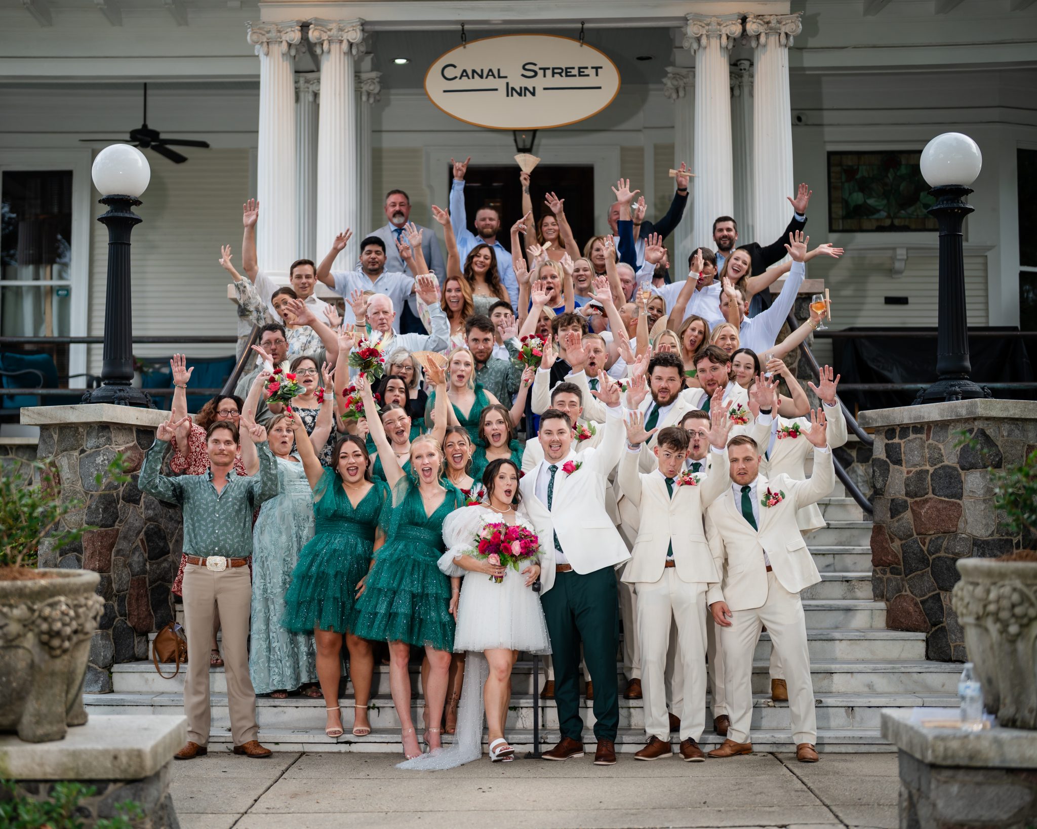 Kaeyle and Quade wedding at Canal Street Inn — photo 53