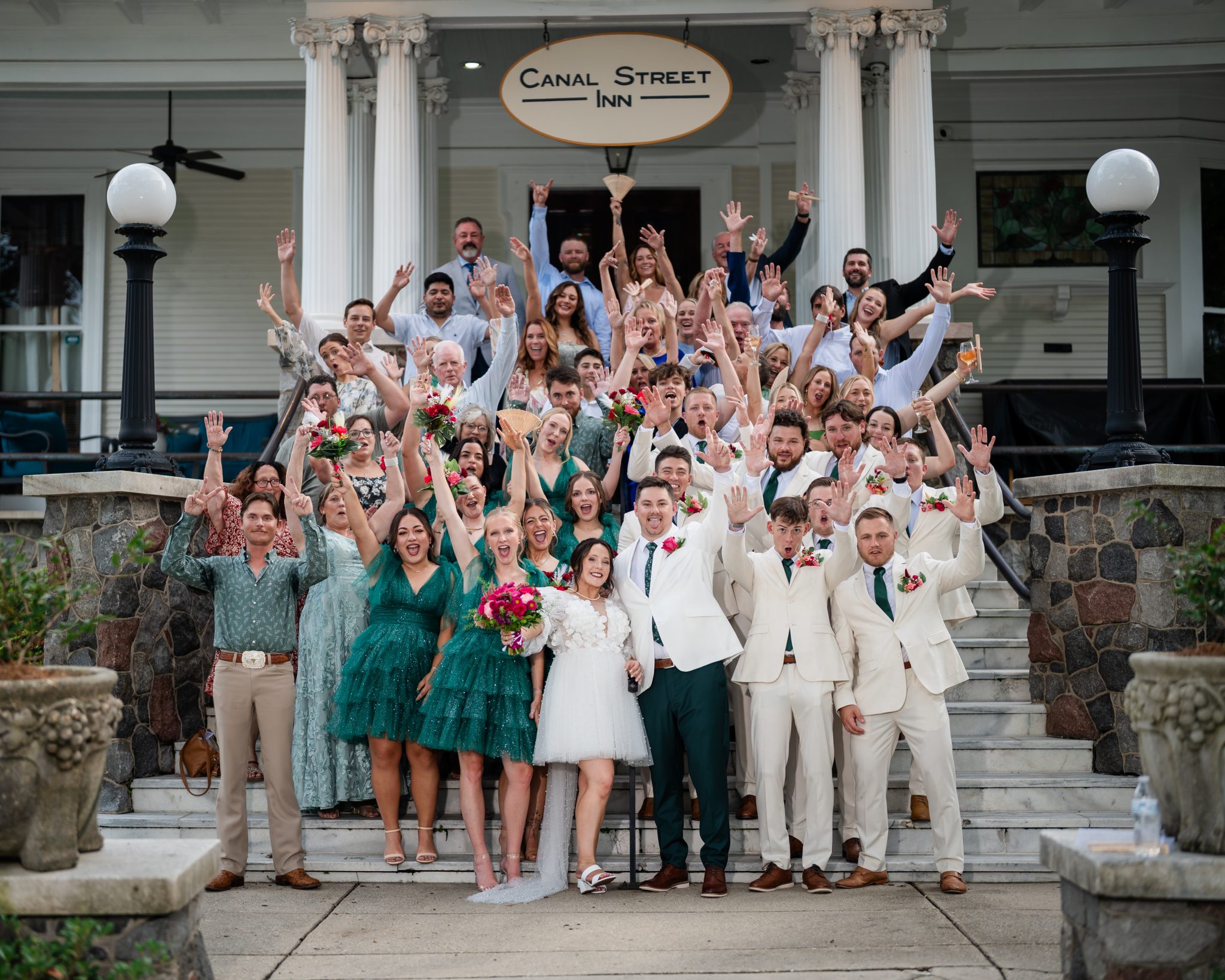Kaeyle and Quade wedding at Canal Street Inn — photo 54