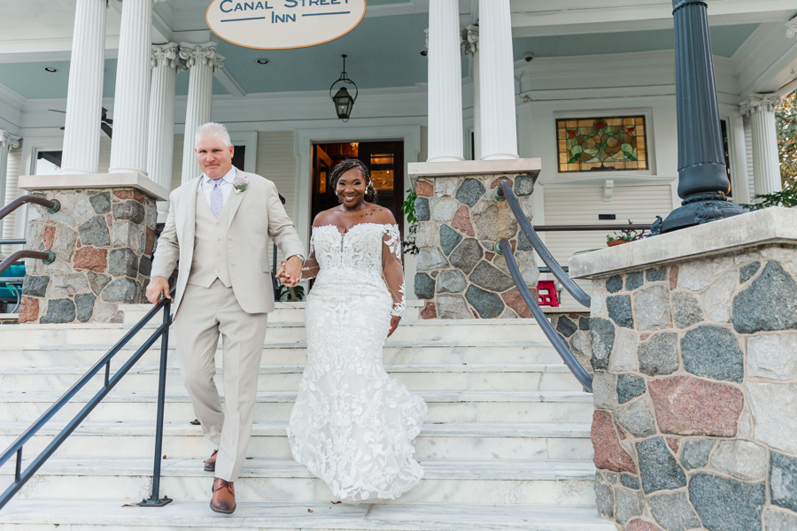 Kenyatta and James wedding at Canal Street Inn — photo 21
