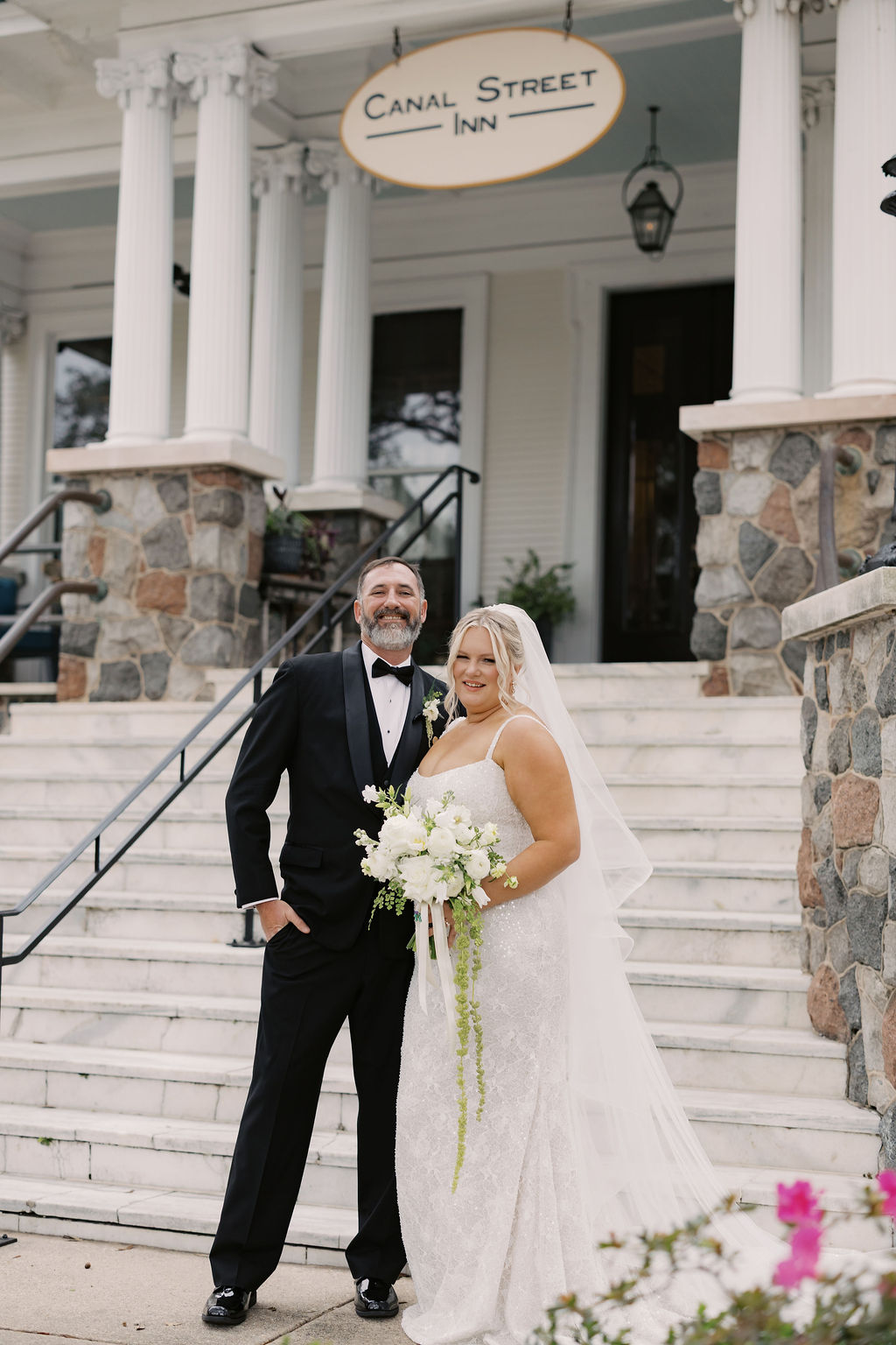 Kristen and Steve wedding at Canal Street Inn — photo 14