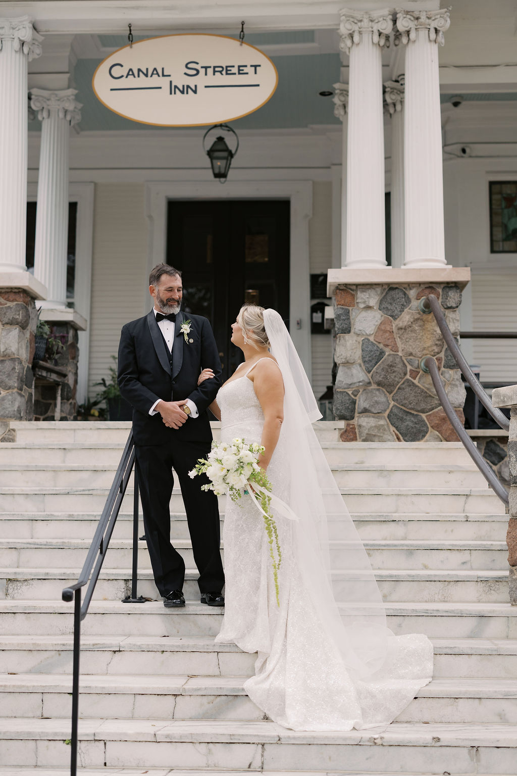 Kristen and Steve wedding at Canal Street Inn — photo 16