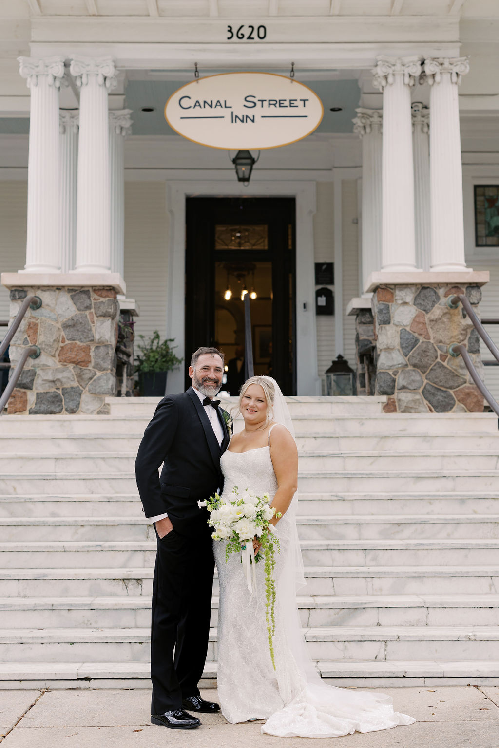 Kristen and Steve wedding at Canal Street Inn — photo 29