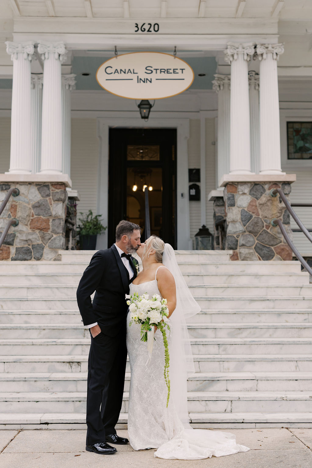 Kristen and Steve wedding at Canal Street Inn — photo 30