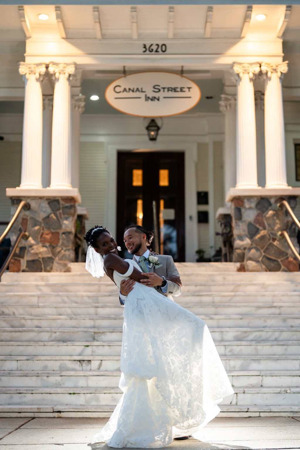 Lyneisha and Michael wedding at Canal Street Inn — photo 39