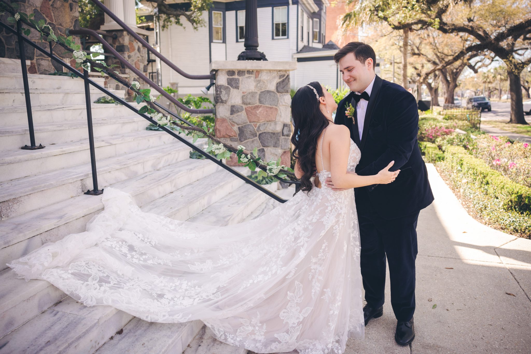 Savannah and Patrick wedding at Canal Street Inn — photo 3