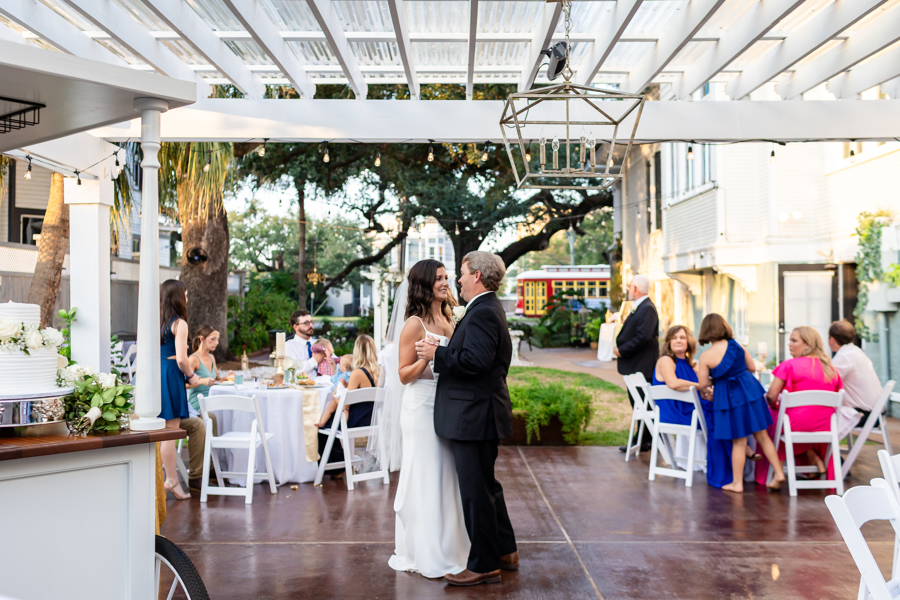 Elegant reception space at Canal Street Inn